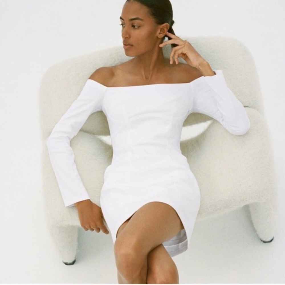 White Zara dress
